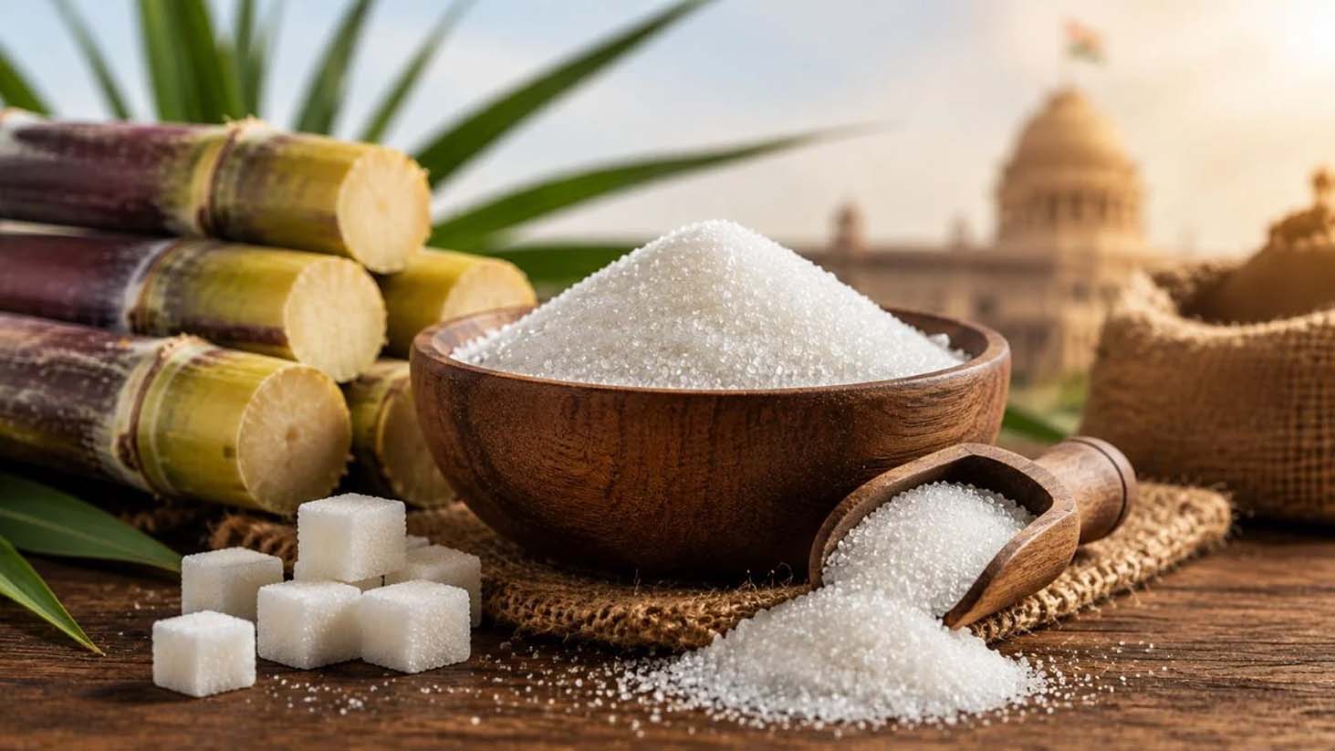 त्योहारों से पहले आम जनता को बड़ी राहत: चीनी के दाम 5% तक गिरे, जानें प्रमुख शहरों के ताजा रेट
