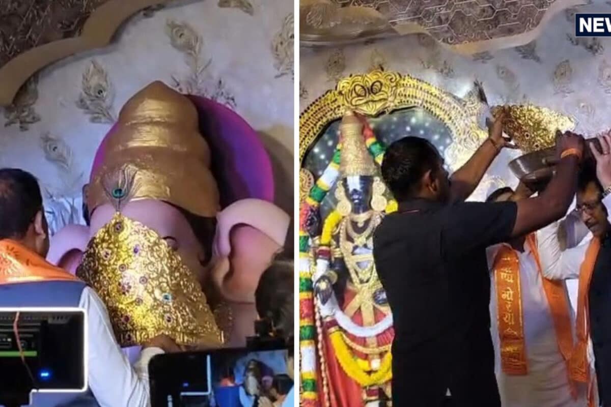 CM विष्णु देव ने गणेशजी को पहनाया 1.15 करोड़ का स्वर्ण मुकुट, रायपुर का ये महोत्सव 100 साल से भी ज्यादा पुराना